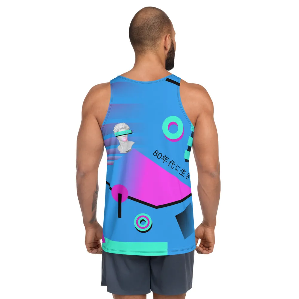 Mens Tank Top, Back to the 80s