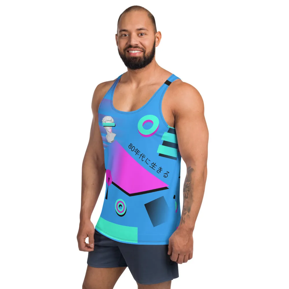 Mens Tank Top, Back to the 80s