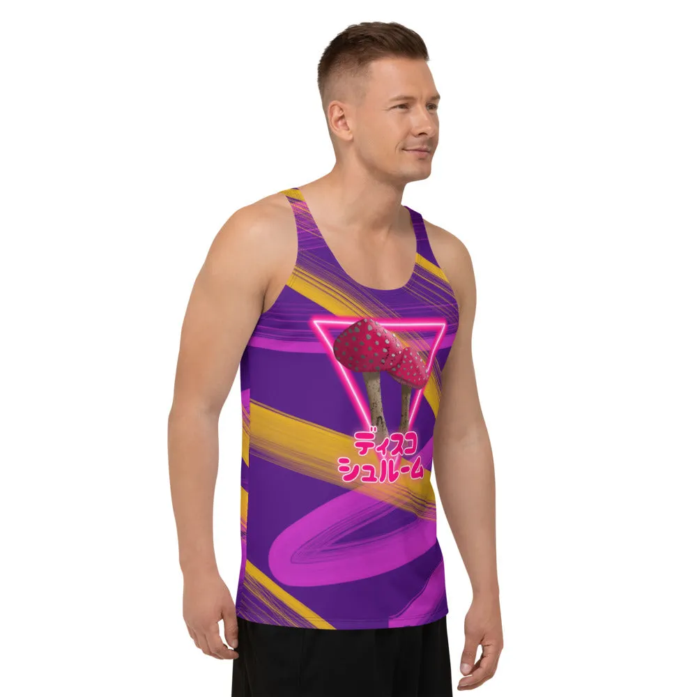 Mens Tank Top, Disco Shroom