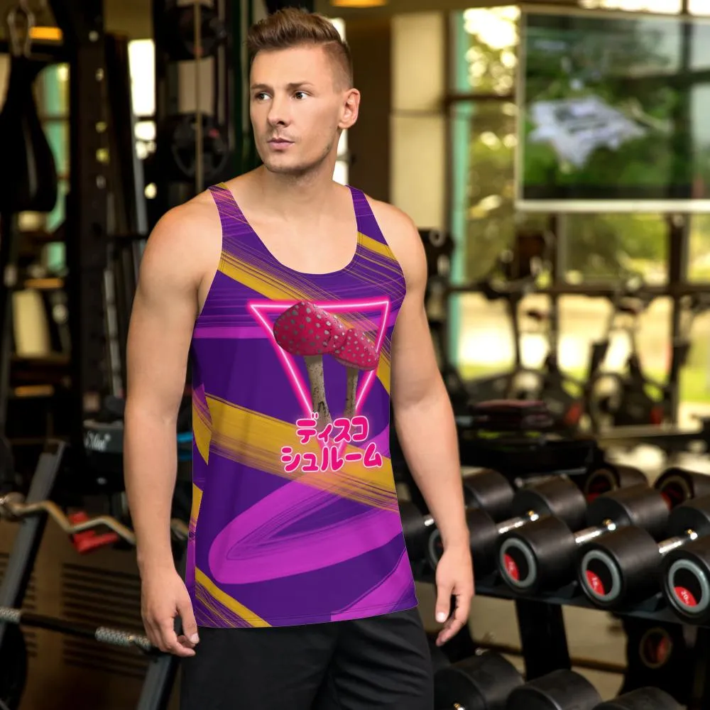 Mens Tank Top, Disco Shroom
