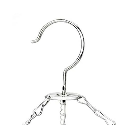 Mesheshe 20 Clips Sock Underwear Clothes Outdoor Airer Dryer Laundry Hanger Stainless Steel Square Wire Clip Clothes Rack Sock Dryer Rack