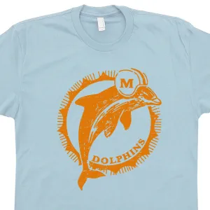 Miami Dolphins Shirt Vintage Miami Dolphins T Shirt Retro Dolphins Logo Graphic Tee