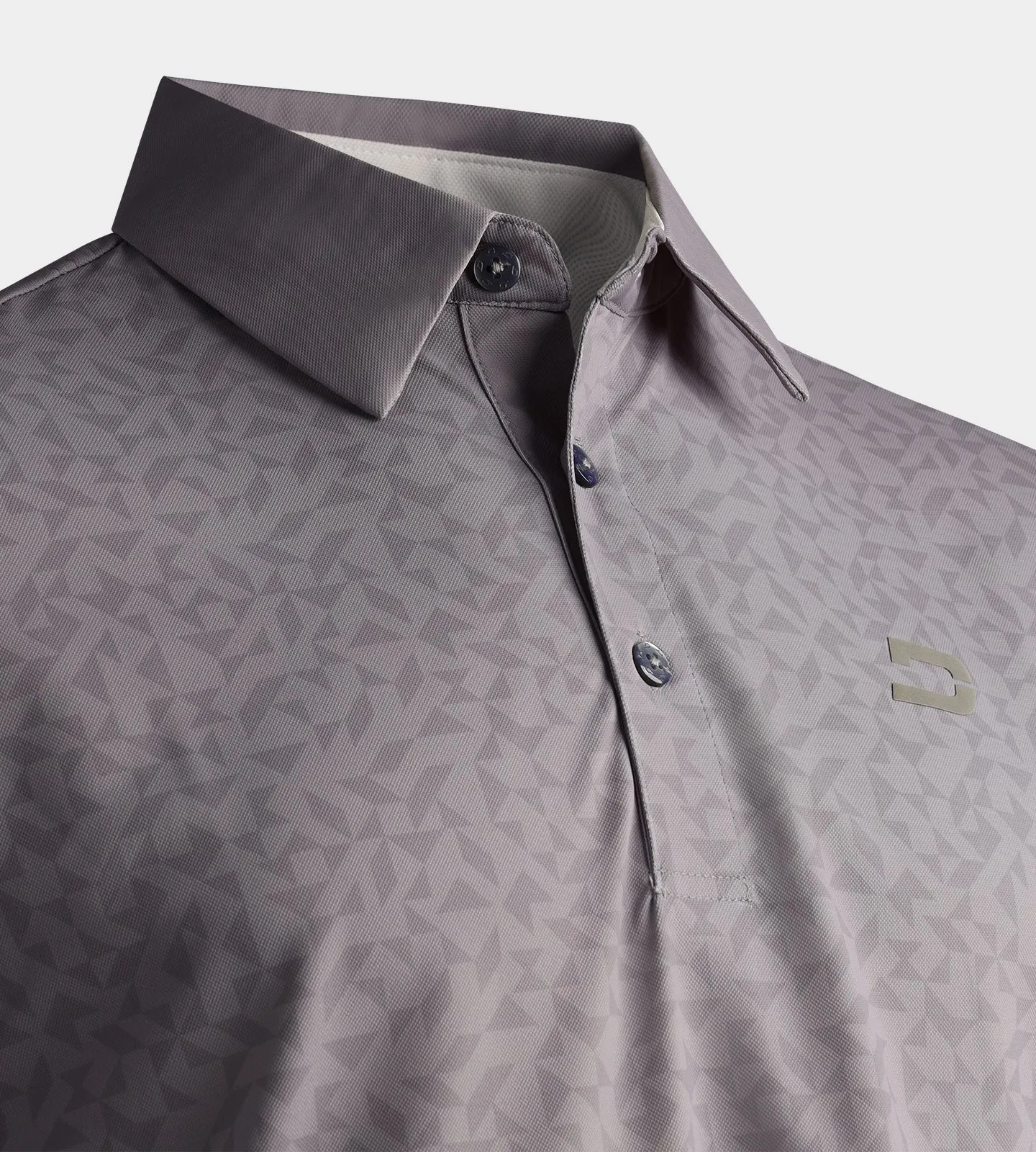 MODERN ABSTRACT POLO - GREY
