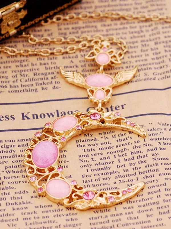 moon river long necklace