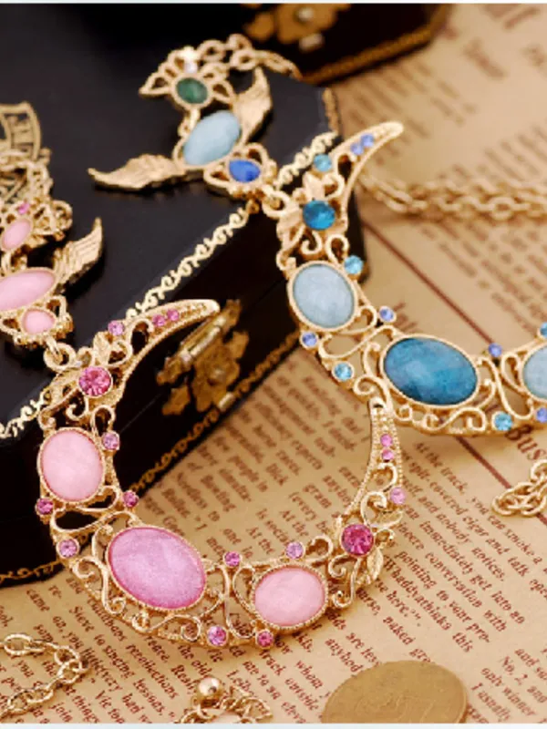 moon river long necklace