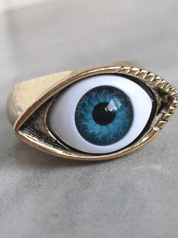 mysterious eye shape rings