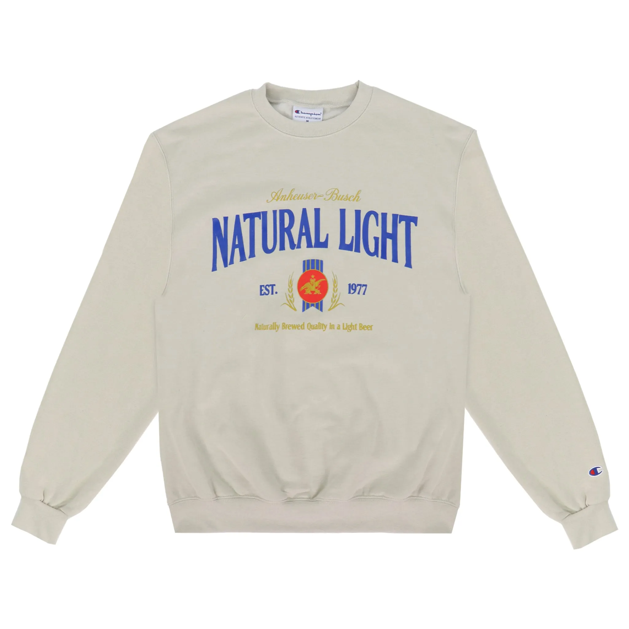 Natural Light Retro Coastal Crewneck