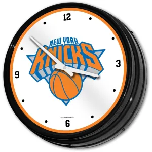 New York Knicks: Retro Lighted Wall Clock