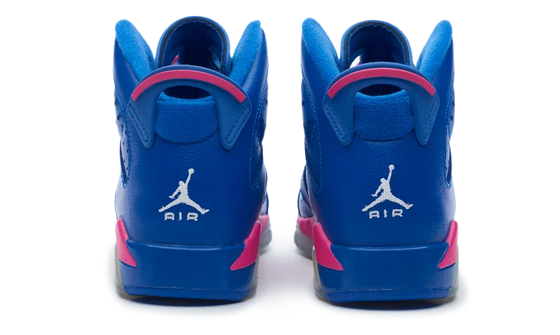 Nike Jordan 6 Retro Game Royal Pink GS 2014 (543390-439) Youth Size 6Y-7Y Shoes