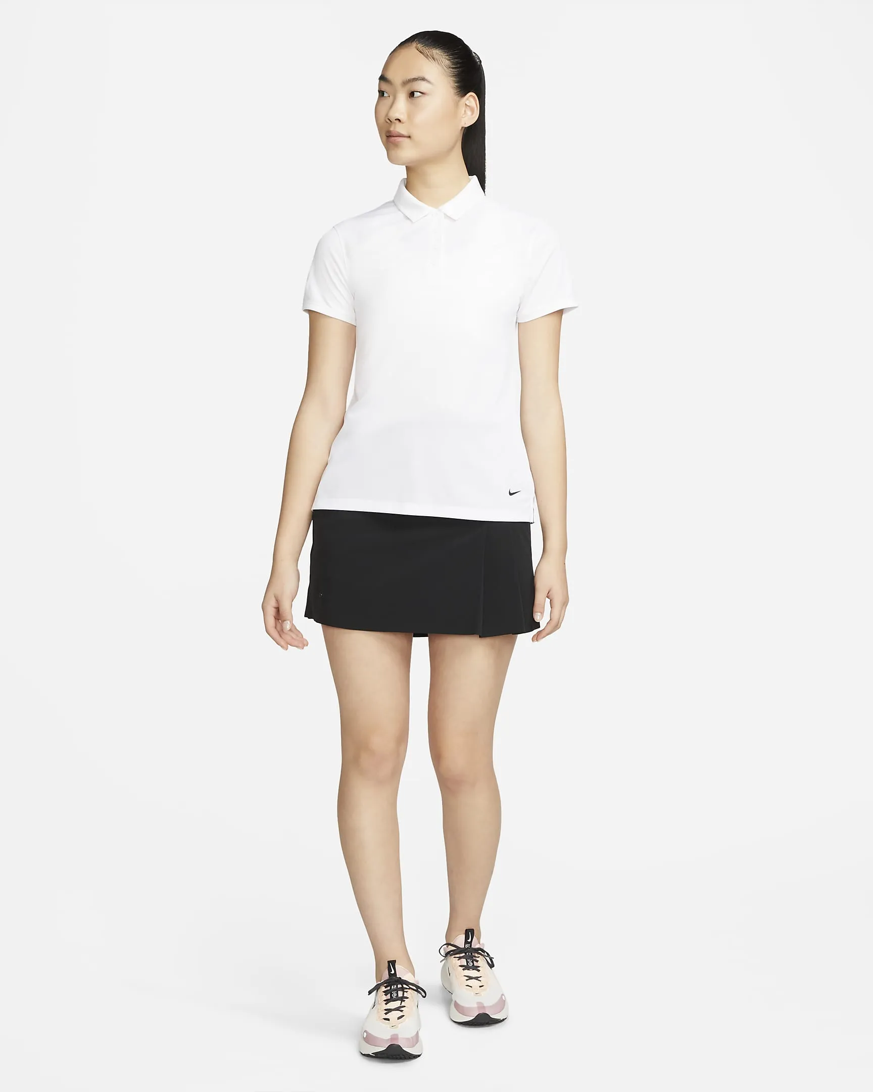 Nike Women's DRI-FIT Victory Golf Polo Shirt (White)