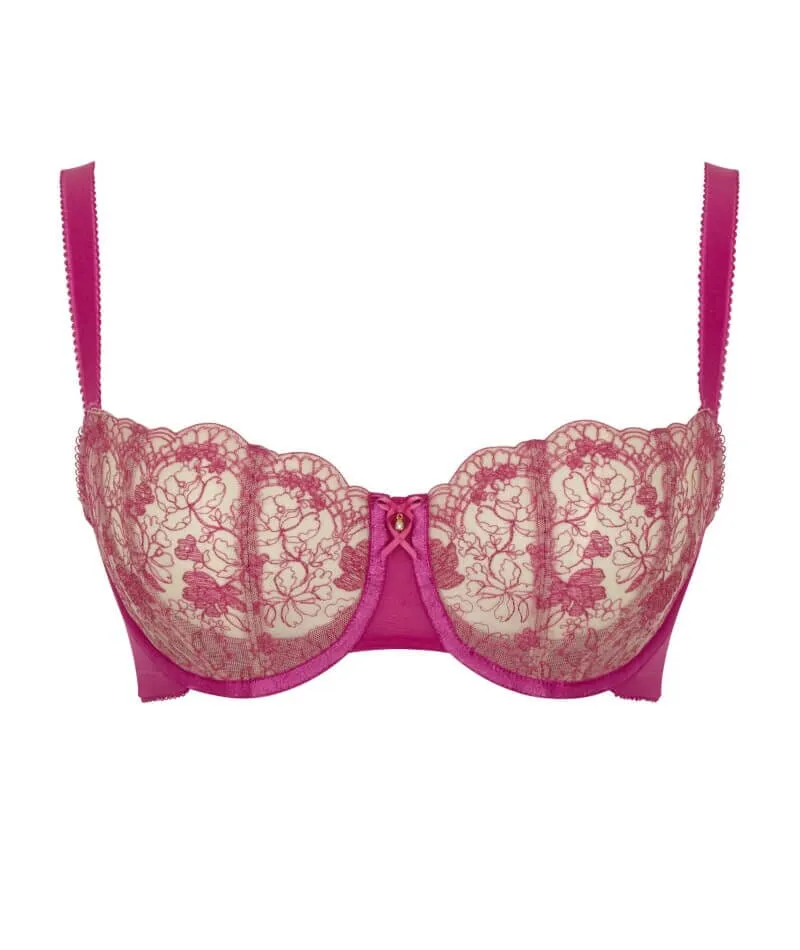 Panache Daphne Underwired Balconette Bra - Orchid