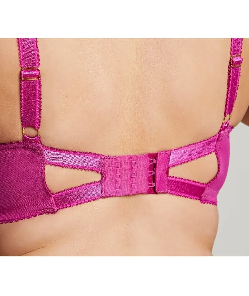 Panache Daphne Underwired Balconette Bra - Orchid