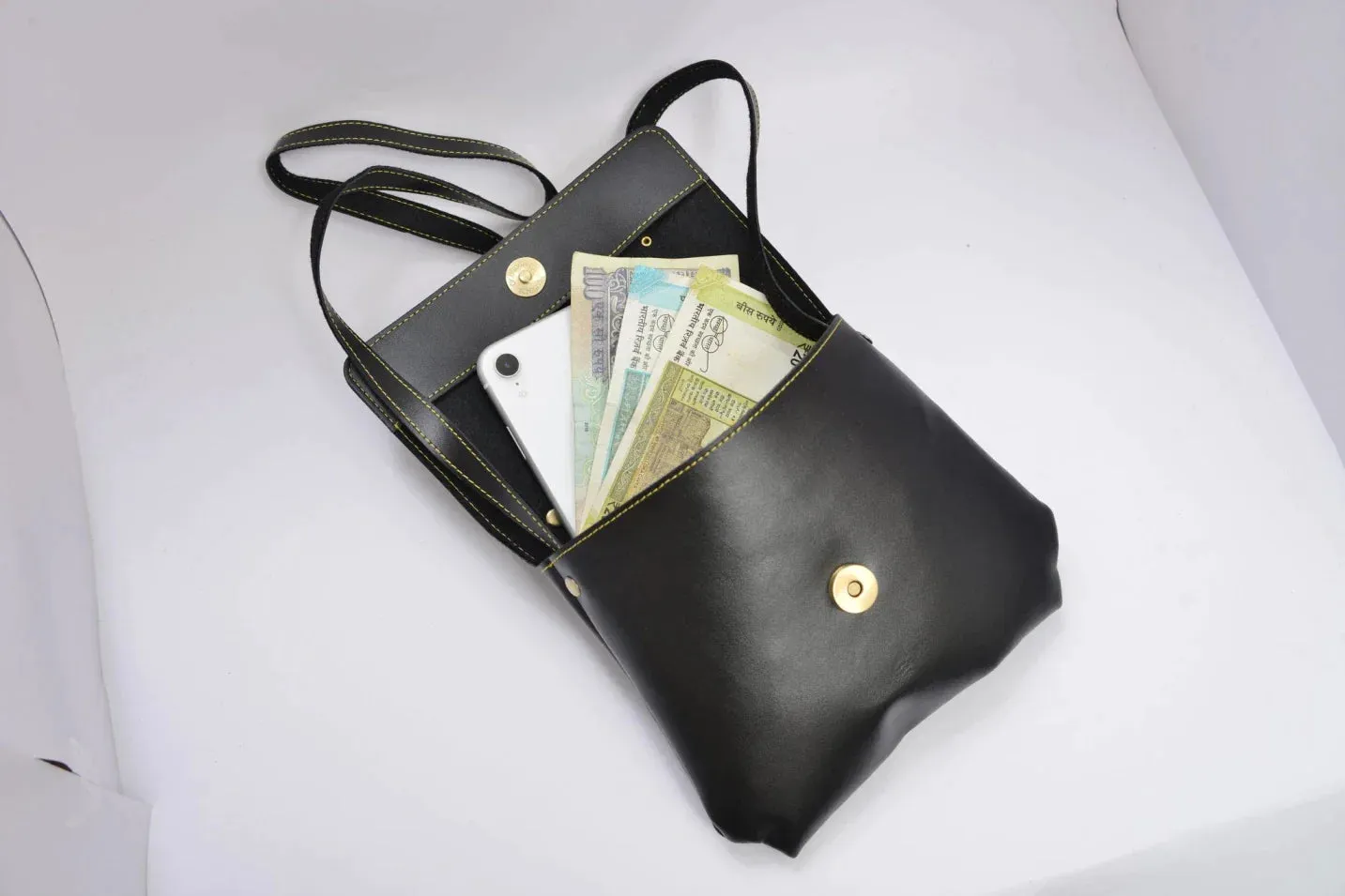 Personalized Mini make up kit   Sling bag - Black