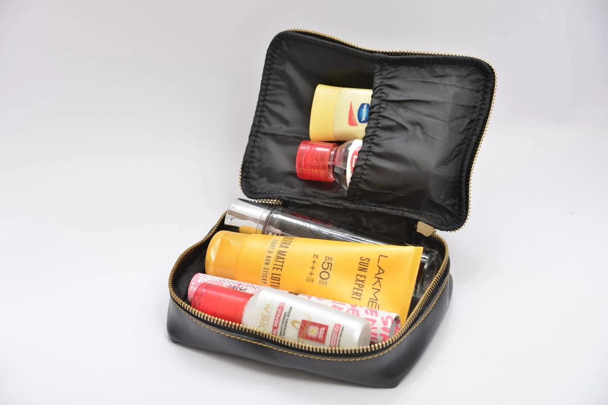 Personalized Mini make up kit   Sling bag - Black