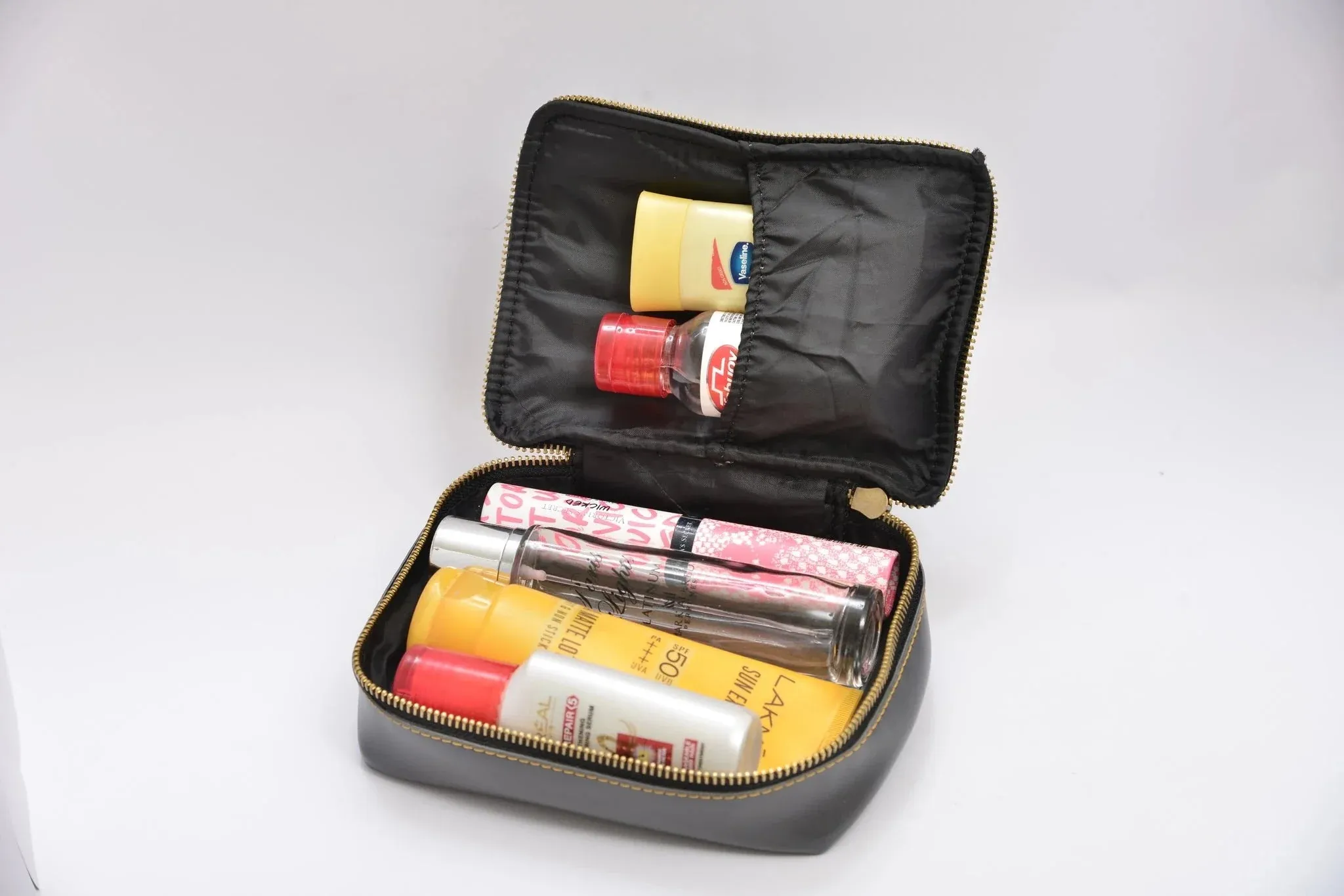 Personalized Mini make up kit   Sling bag - Green