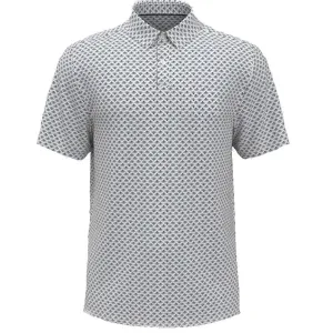 Polo de golf con diseño geométrico retro de pingüinos