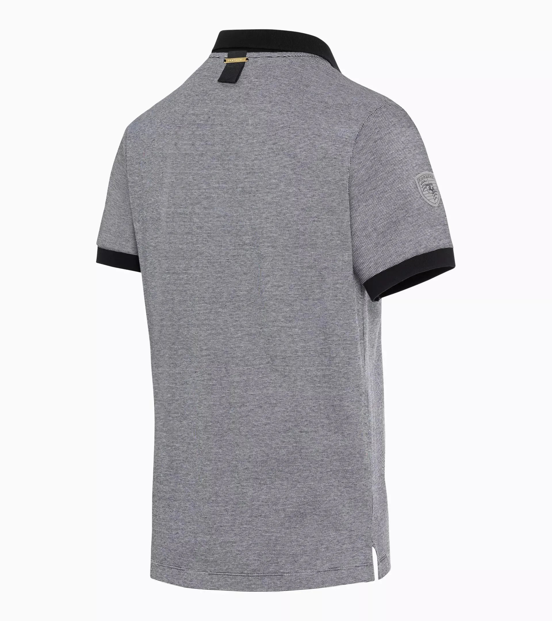 Porsche Men's Polo Shirt, black/white - Heritage