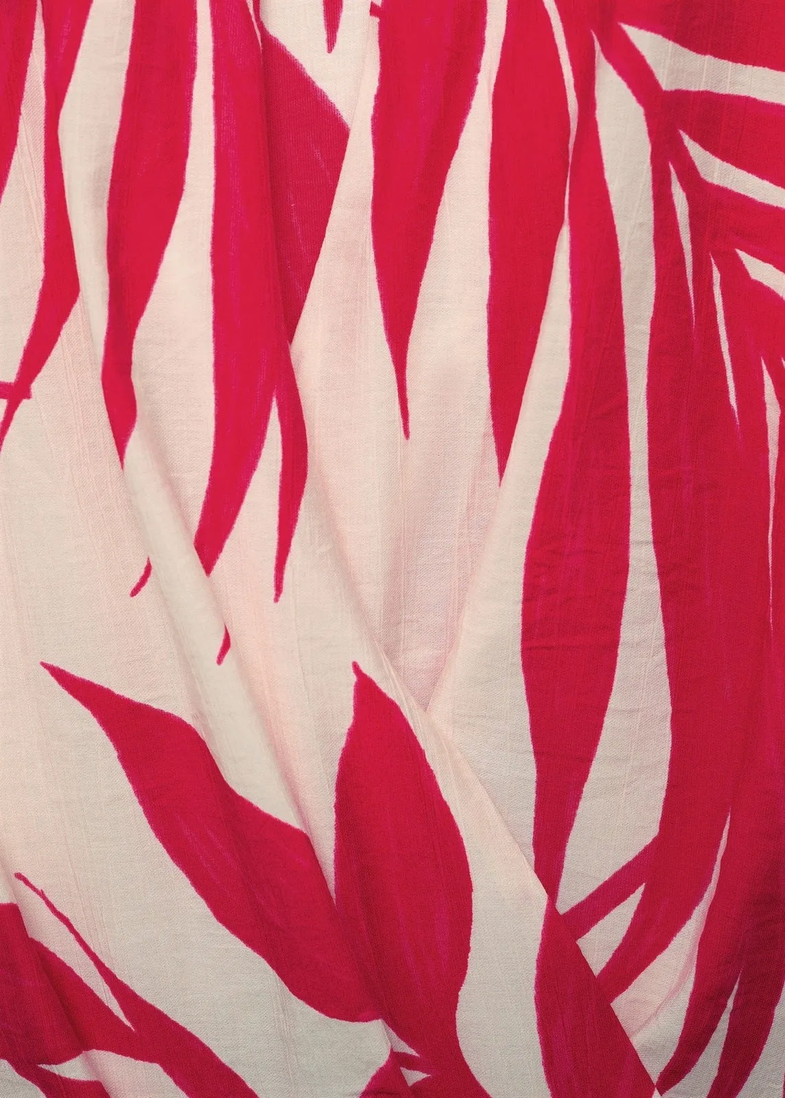 Print wrap dress