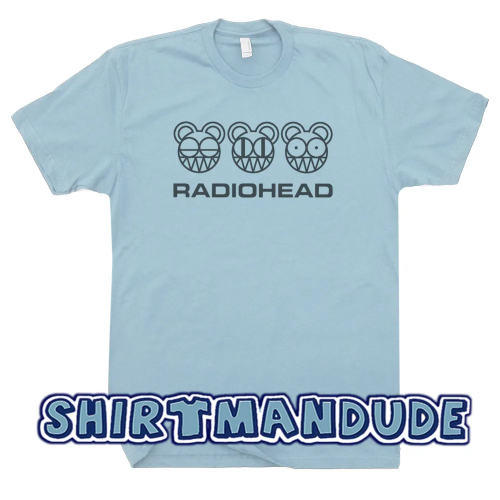 Radiohead T Shirt Vintage Rock T Shirts Mouse Graphic