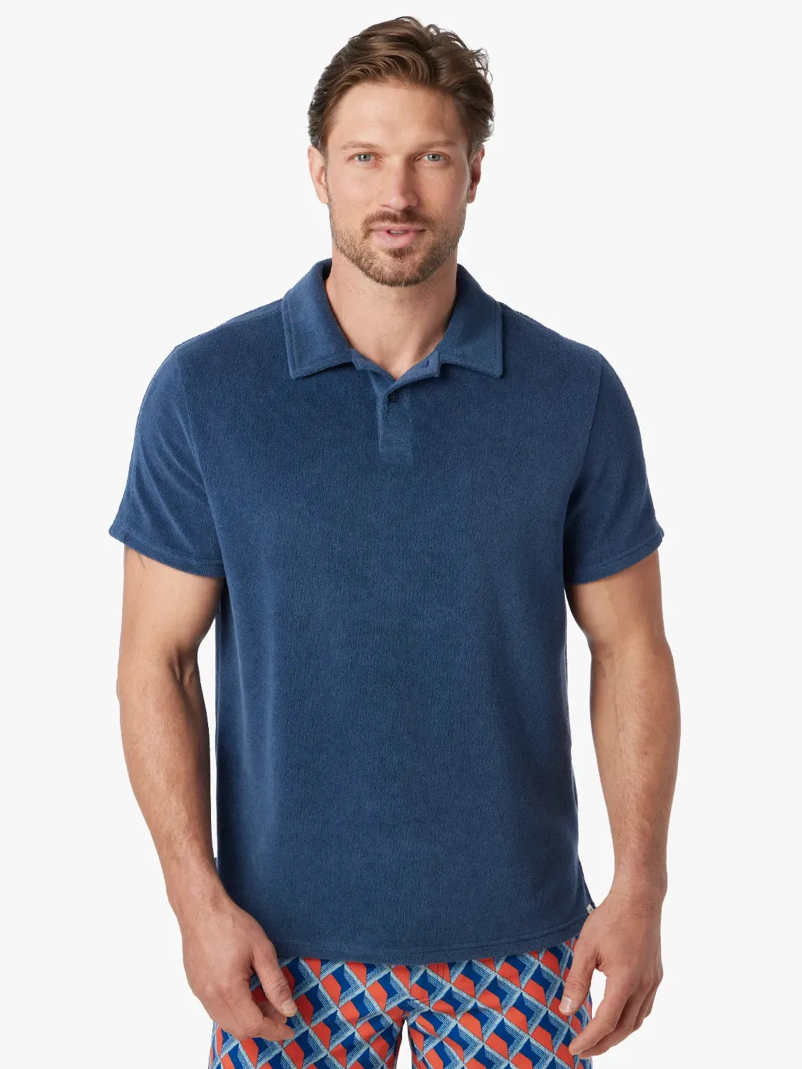 Ravello Terry Polo | Navy