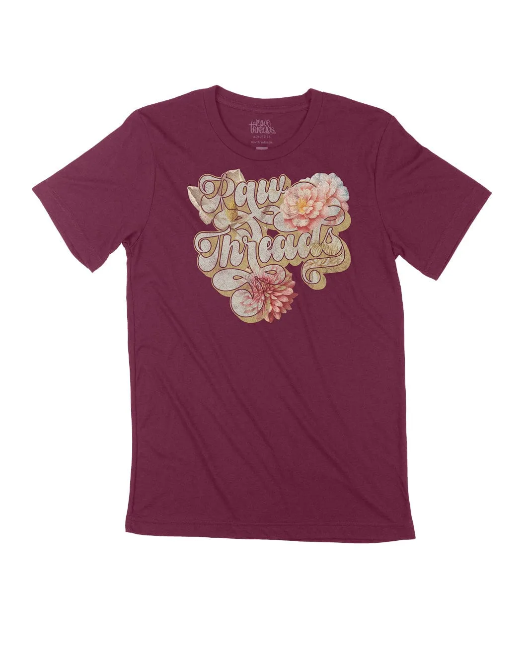 Raw Threads Logo Retro Floral Vintage