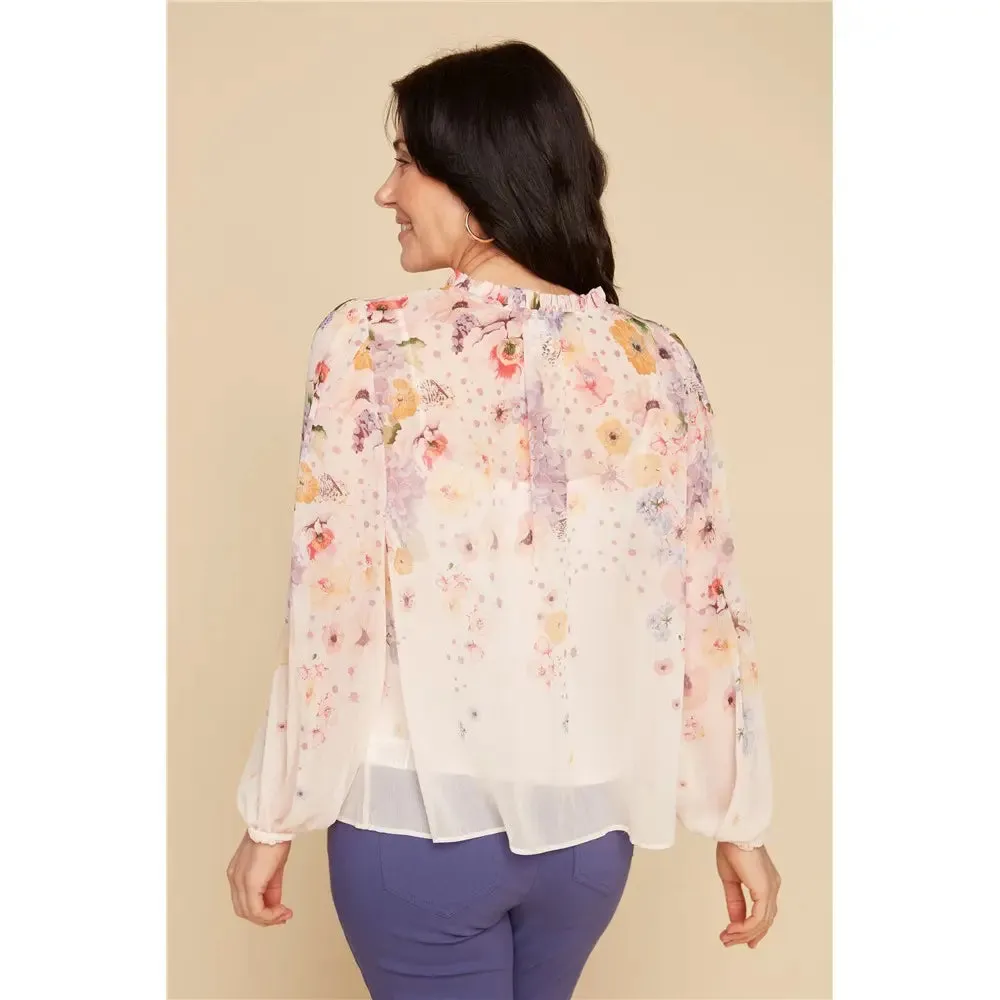 Renuar Collection Peasant-Style Blouse, Style #R5143