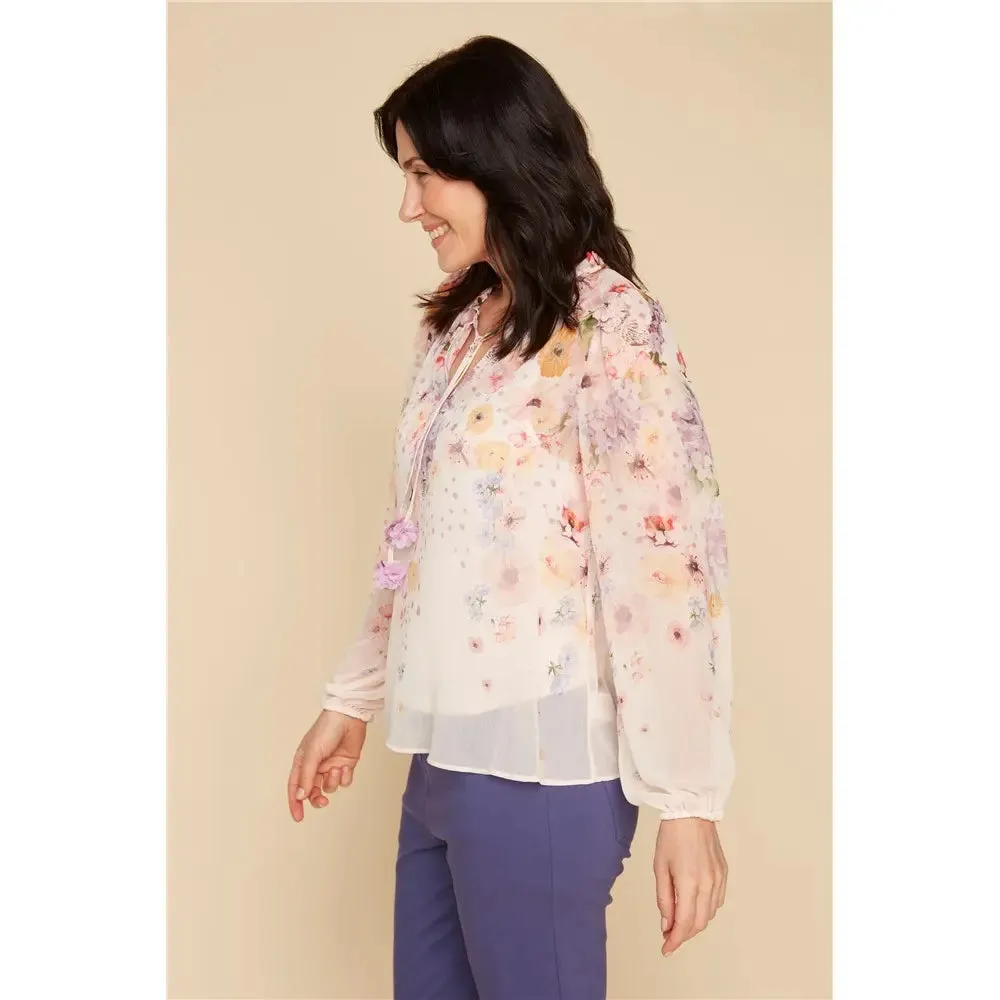 Renuar Collection Peasant-Style Blouse, Style #R5143
