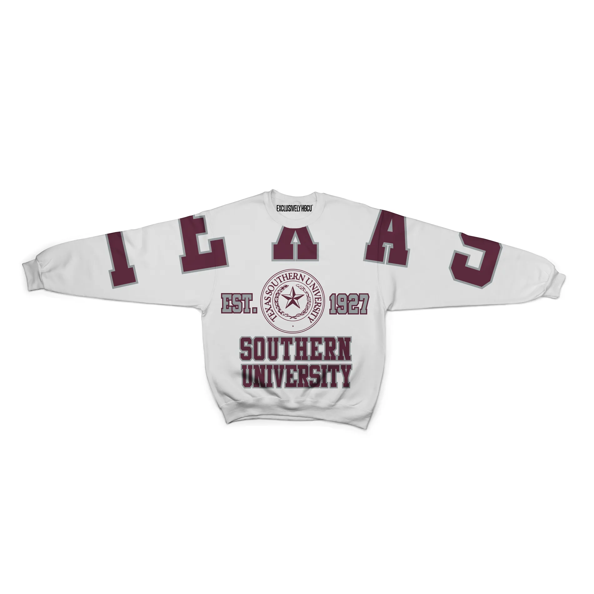 Retro Oversize Texas Southern Crew