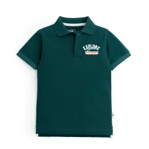 Retro Space Green Polo