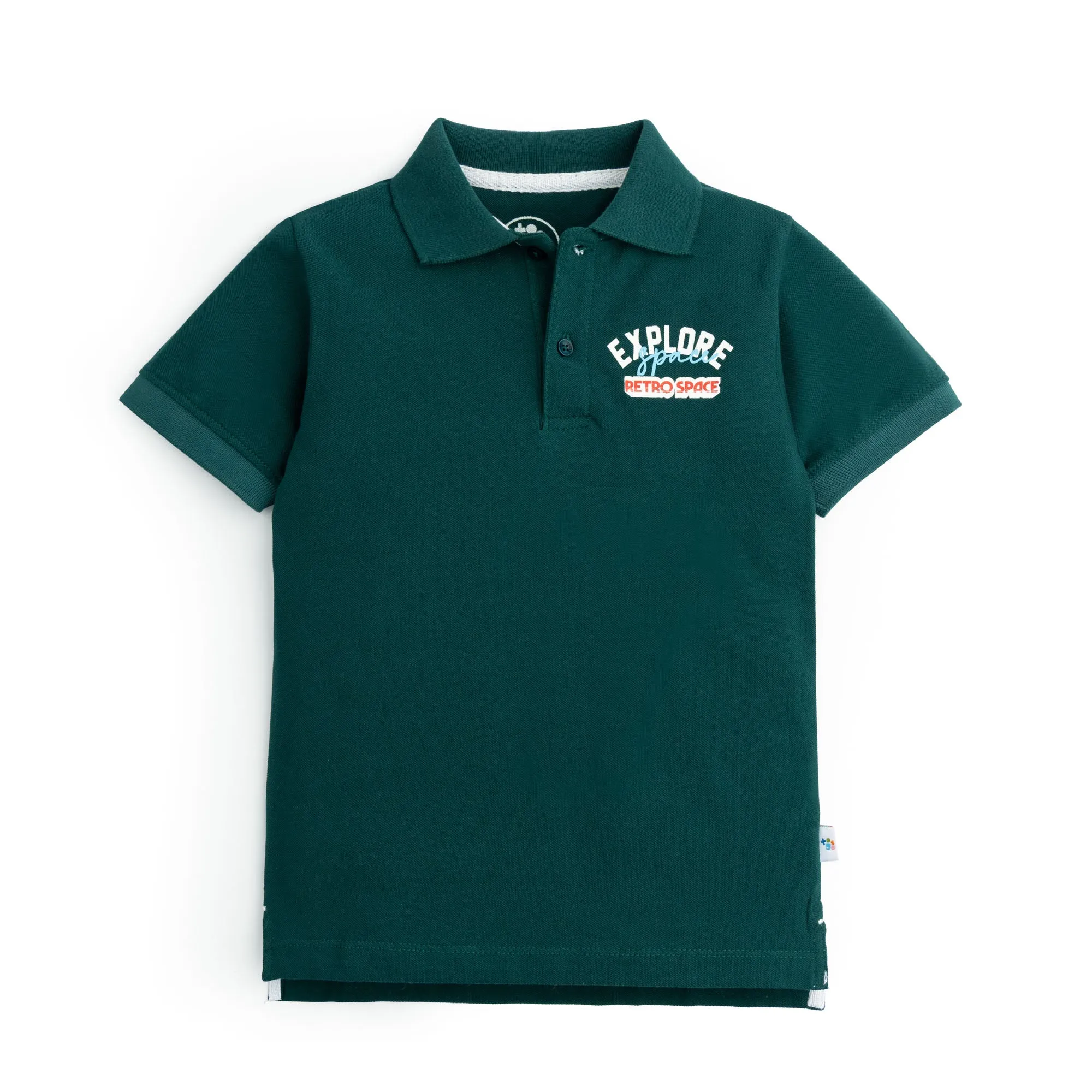 Retro Space Green Polo