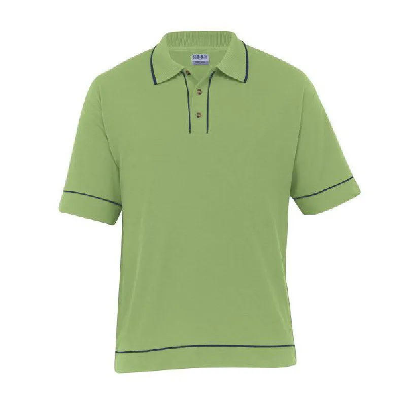 Retro Waffle Polo Mens