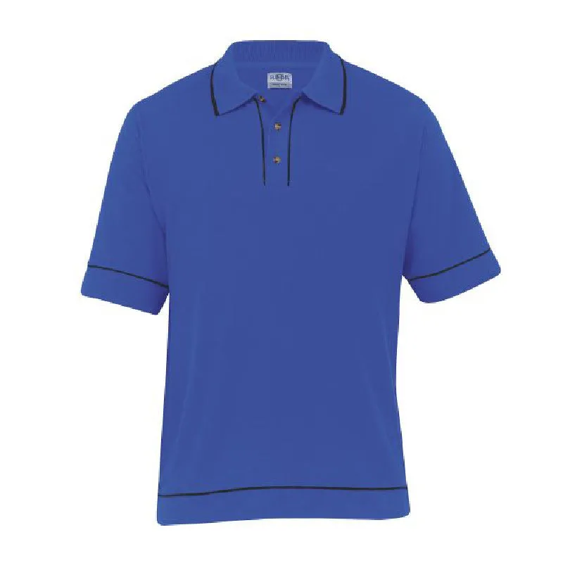 Retro Waffle Polo Mens