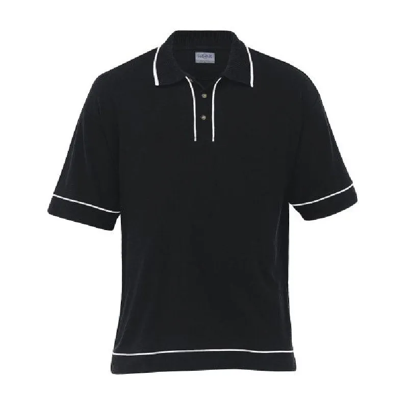 Retro Waffle Polo Mens