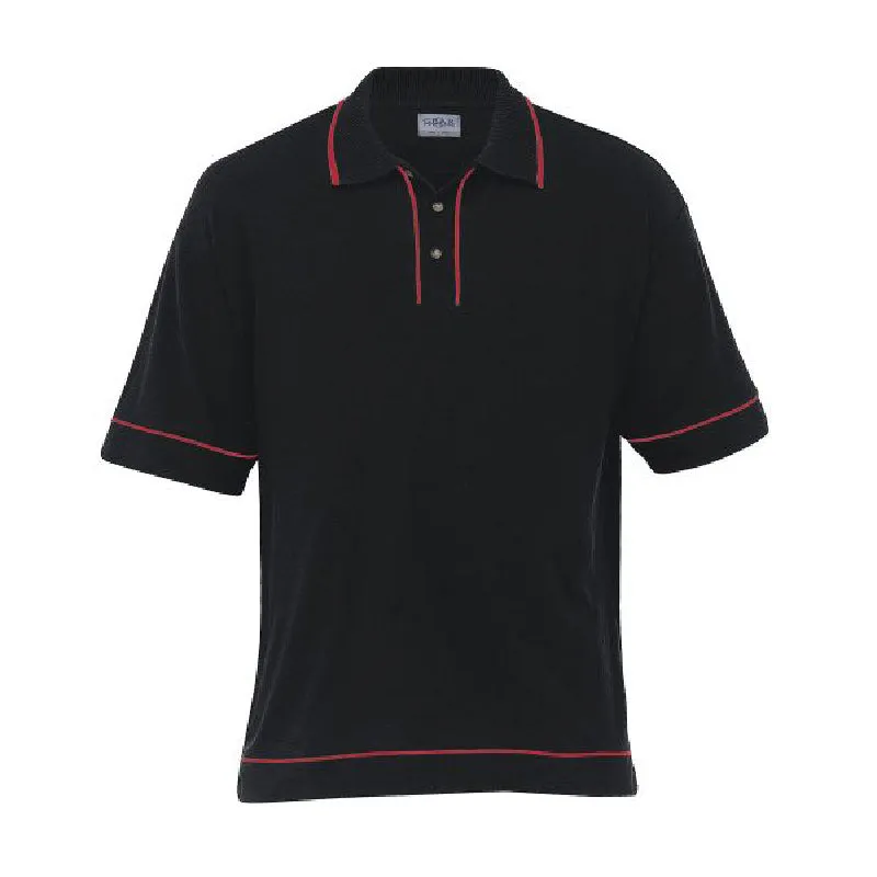 Retro Waffle Polo Mens