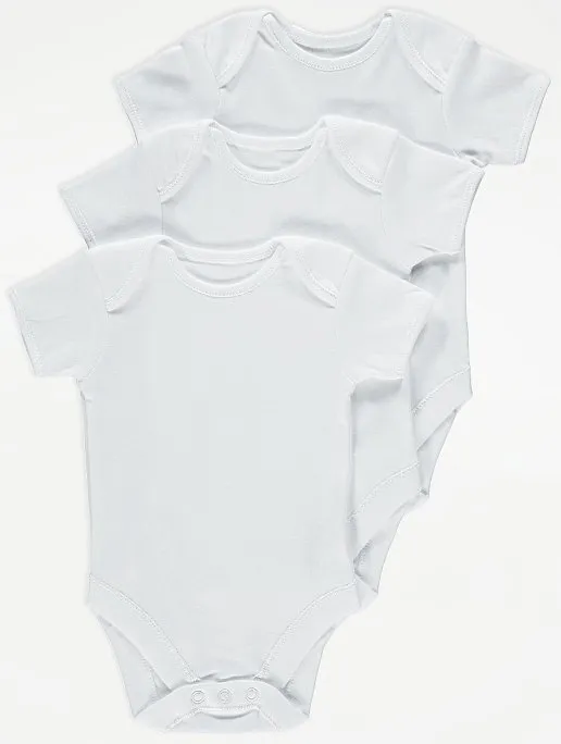 Rock A Bye Baby 3 Pack Vests
