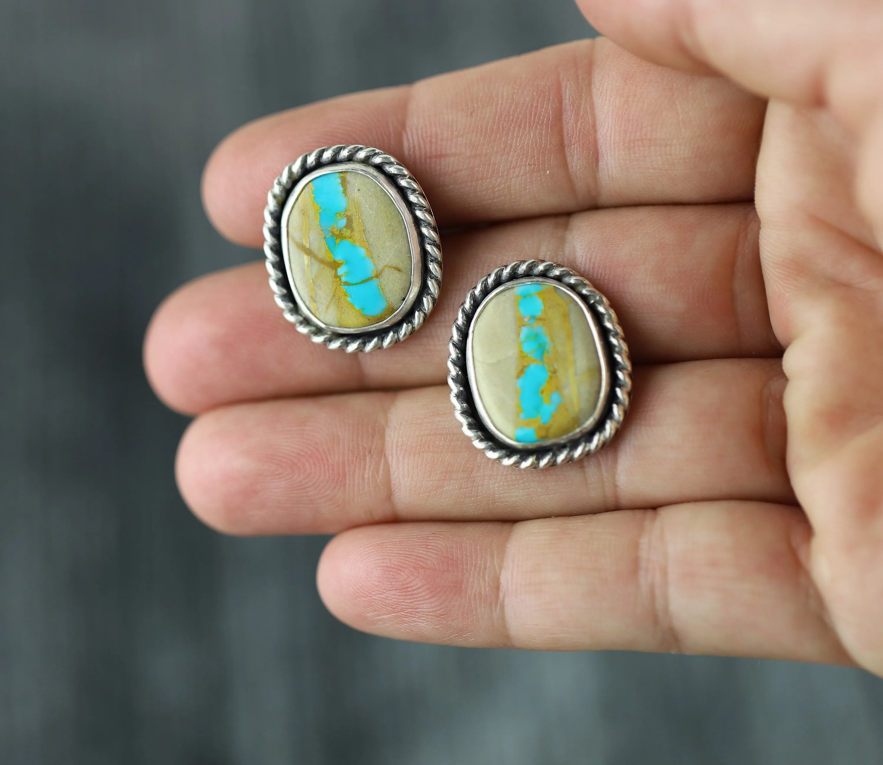 Royston Ribbon Statement Studs