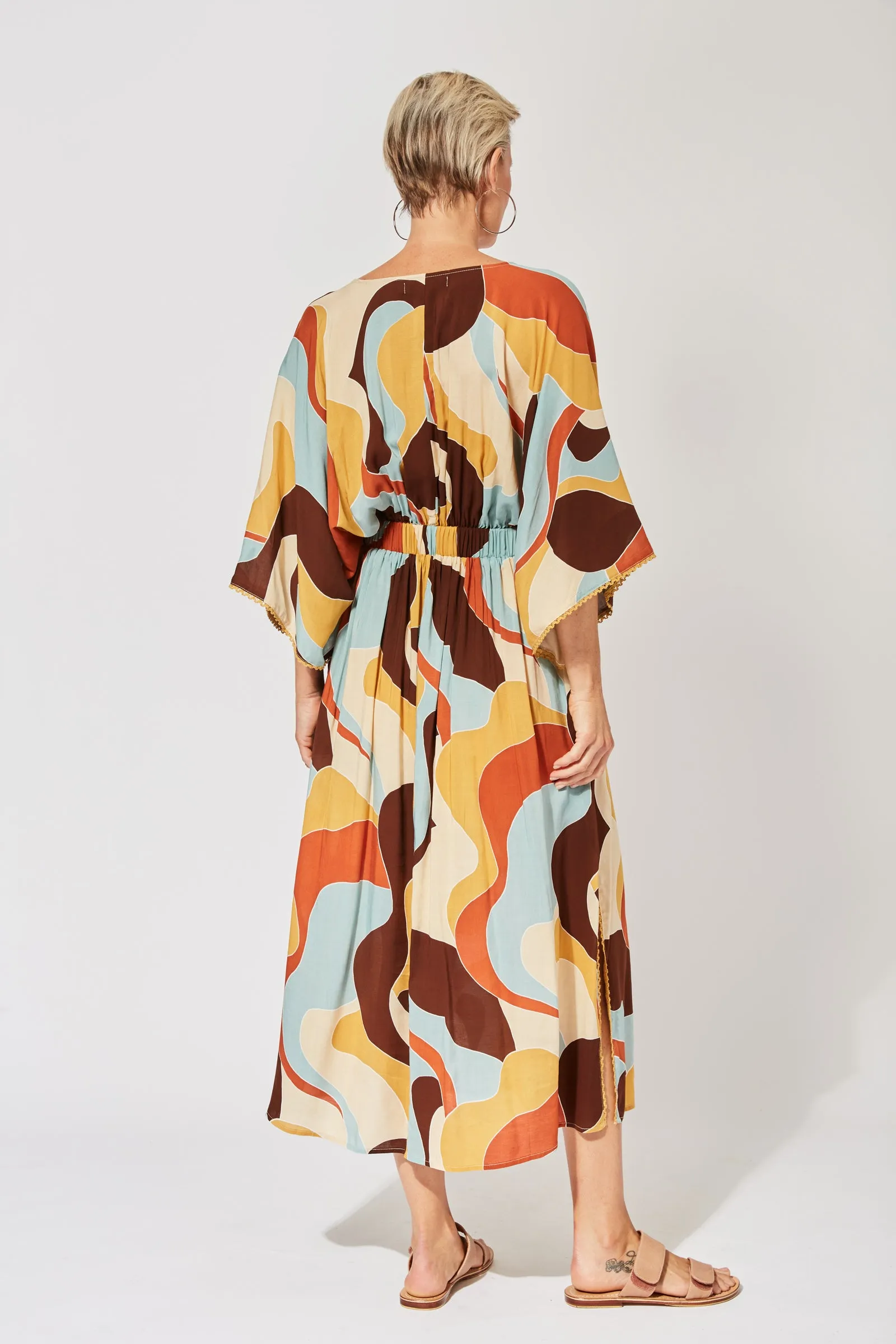 Saba Batwing Maxi in Pucci by Haven