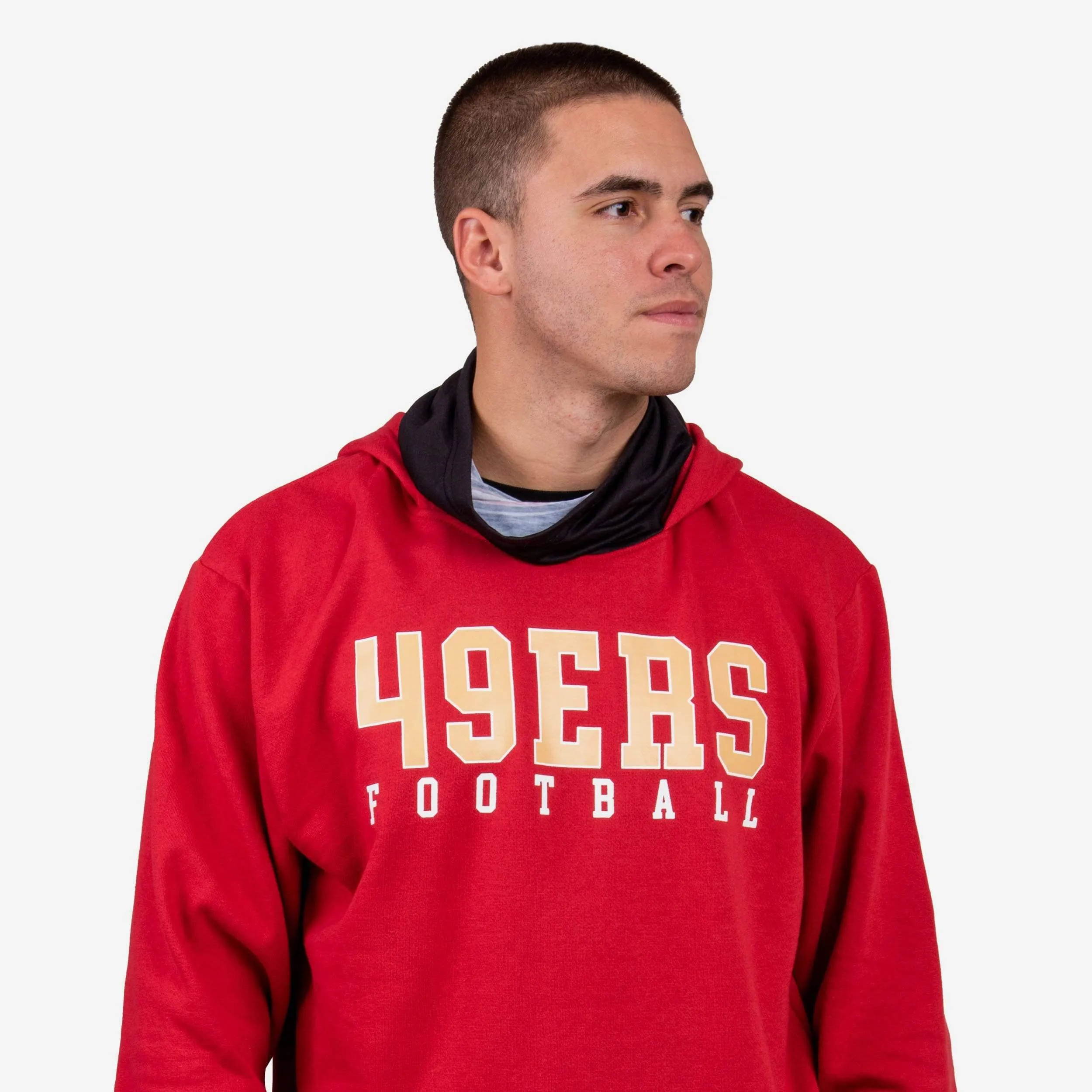 San Francisco 49ers Solid Gaiter Hoodie