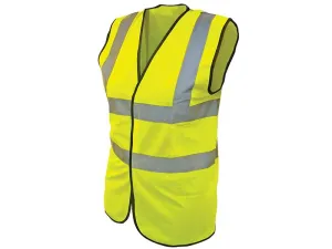 Scan Hi-Vis Yellow Waistcoat - Child 10-13 (35In)