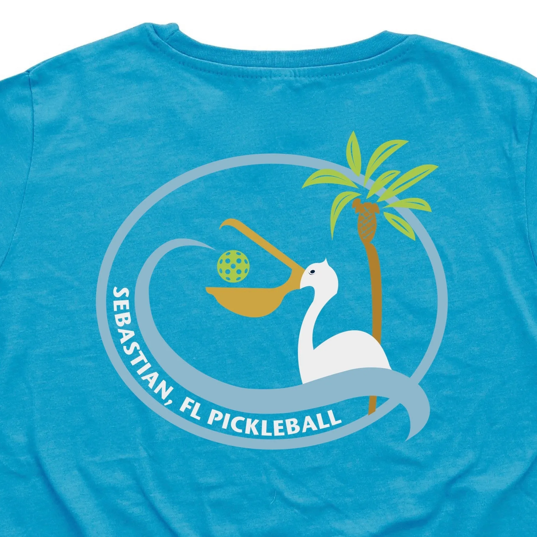 Sebastian, FL Ladies Pickleball Club T-Shirt - Casual Cotton Blend