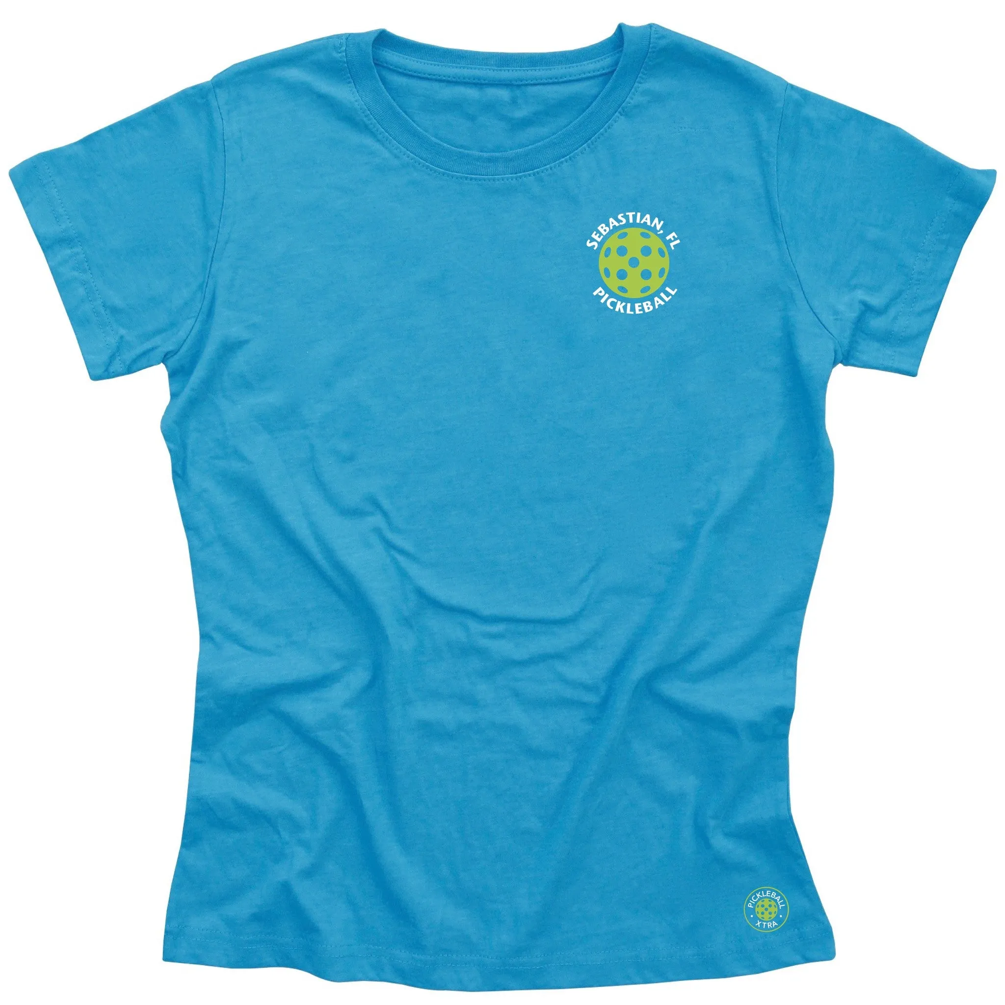 Sebastian, FL Ladies Pickleball Club T-Shirt - Casual Cotton Blend