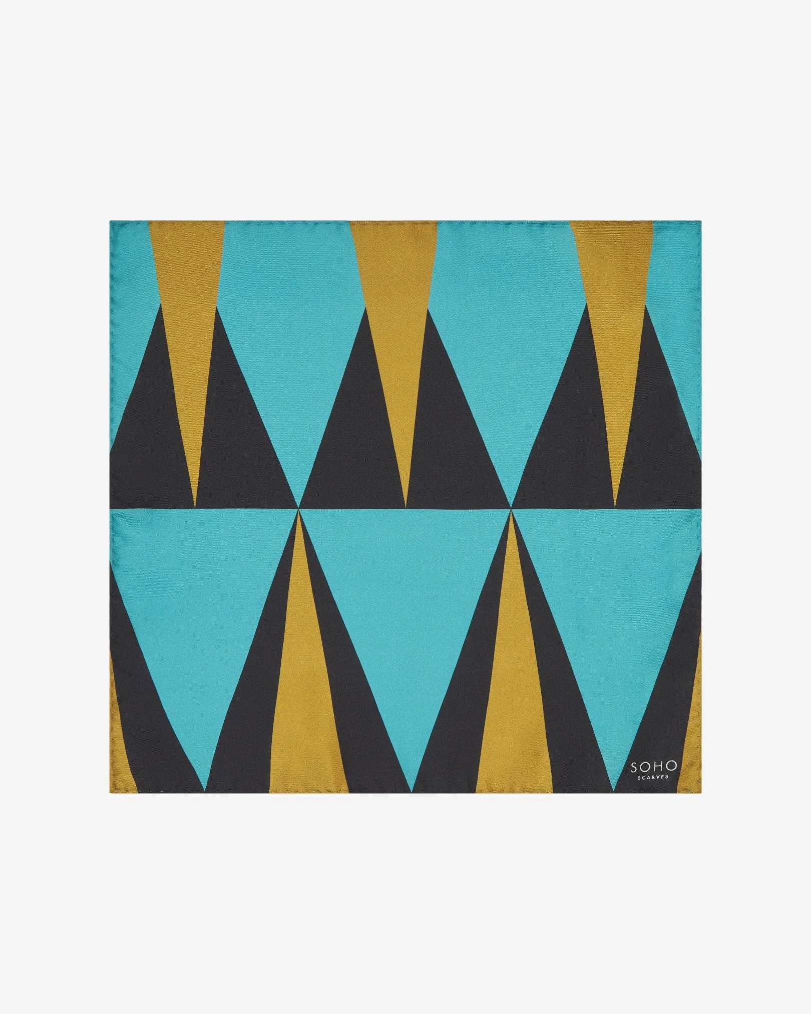 Silk Bauhaus Pocket Square - The Leipzig