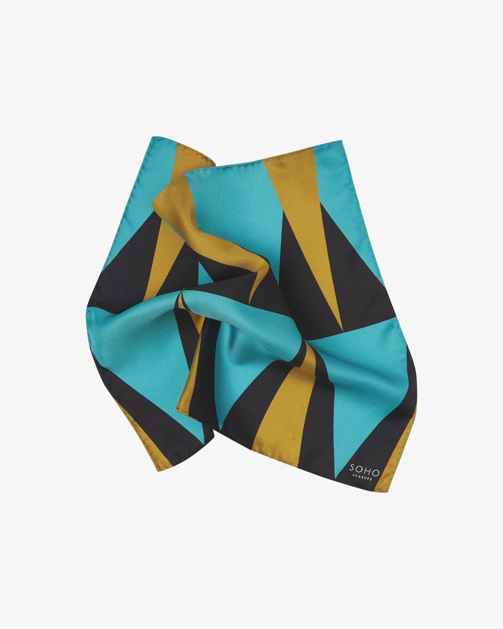 Silk Bauhaus Pocket Square - The Leipzig