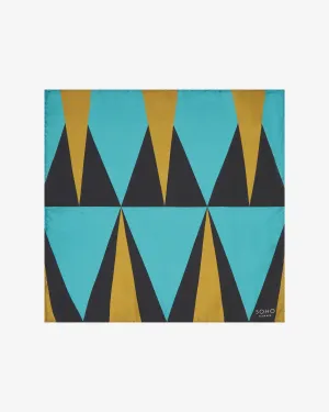 Silk Bauhaus Pocket Square - The Leipzig