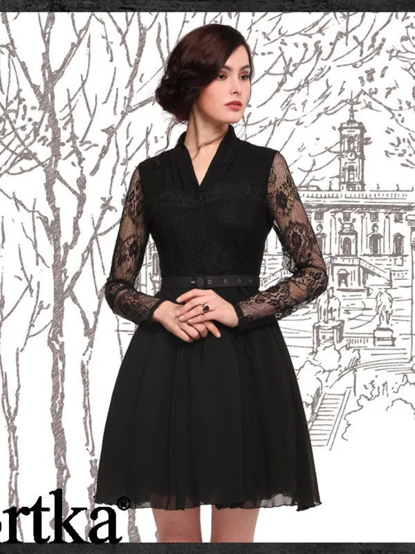 simple luxury lace dress