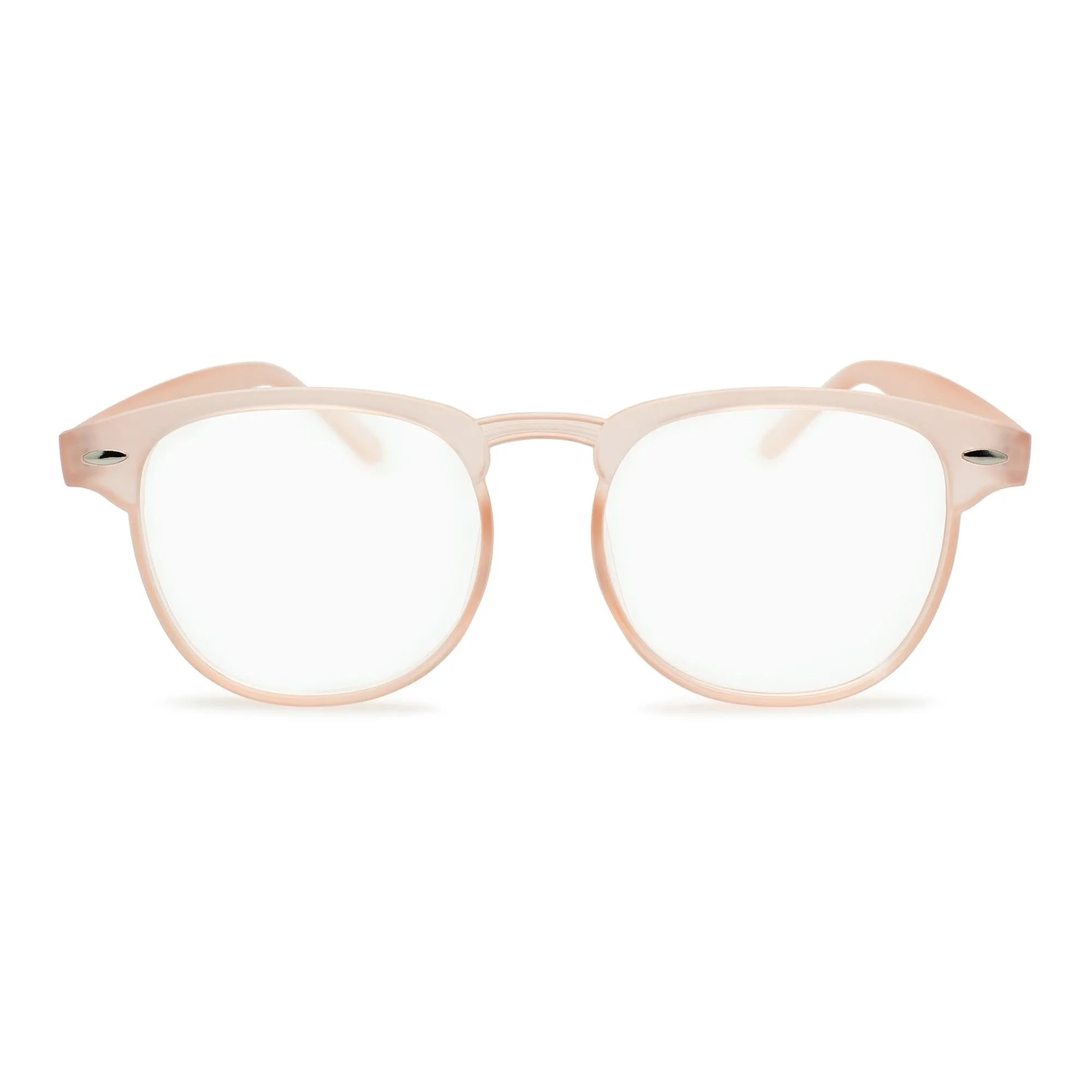 Slim Flat Half Rim Blue Light Reading Glasses | R-621P