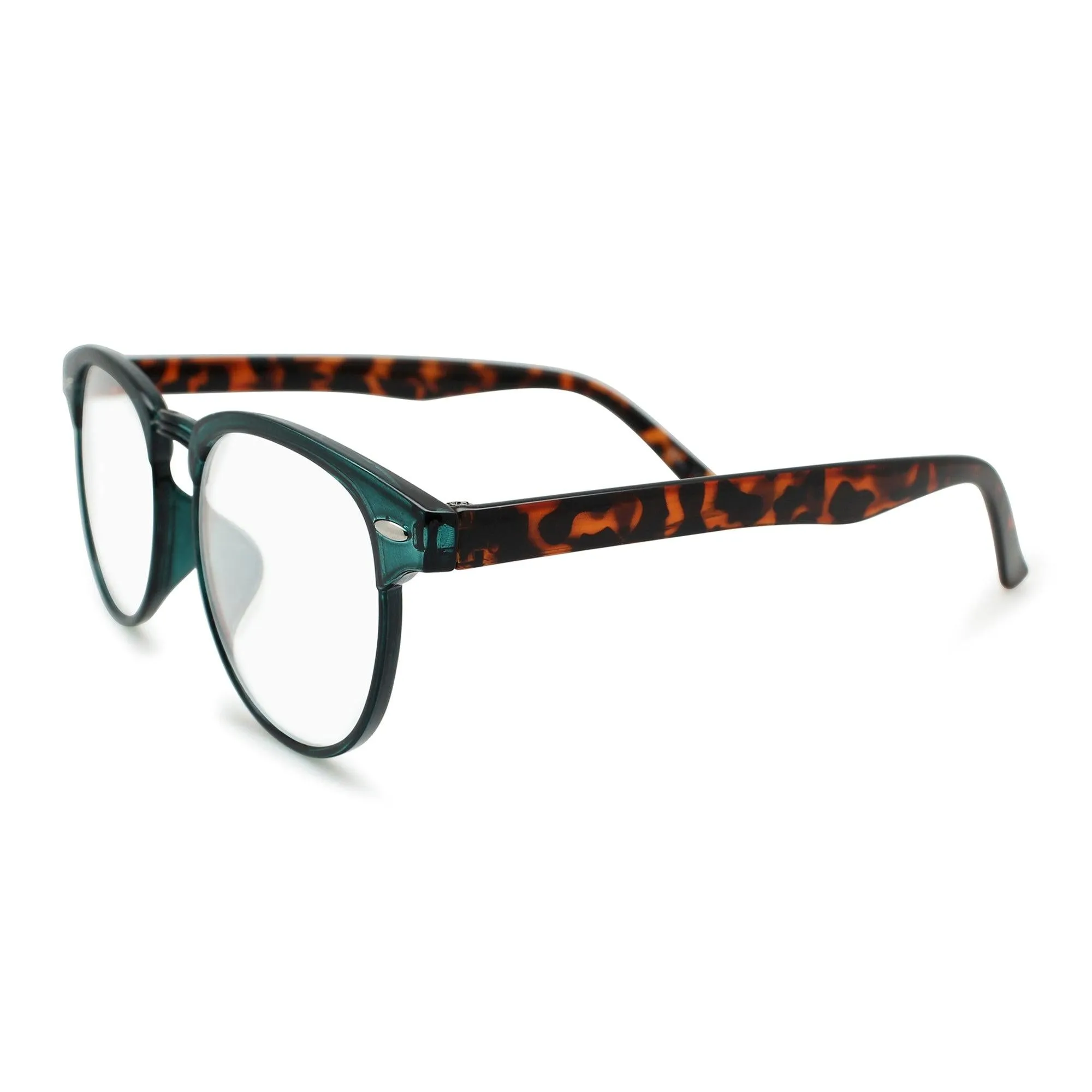 Slim Flat Half Rim Blue Light Reading Glasses | R-621P