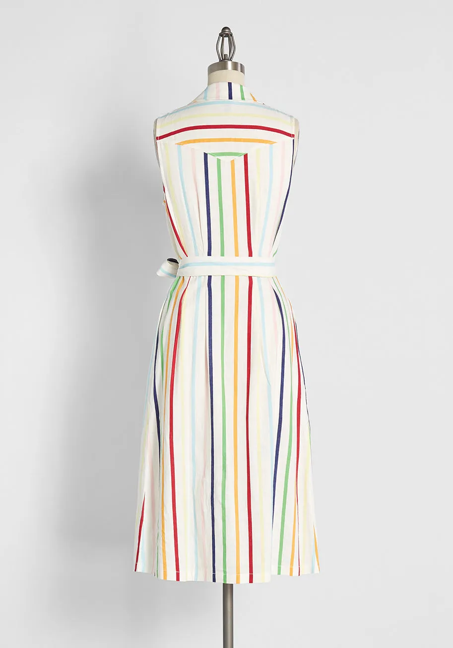 Slow Tide Rollin' Shirt Dress