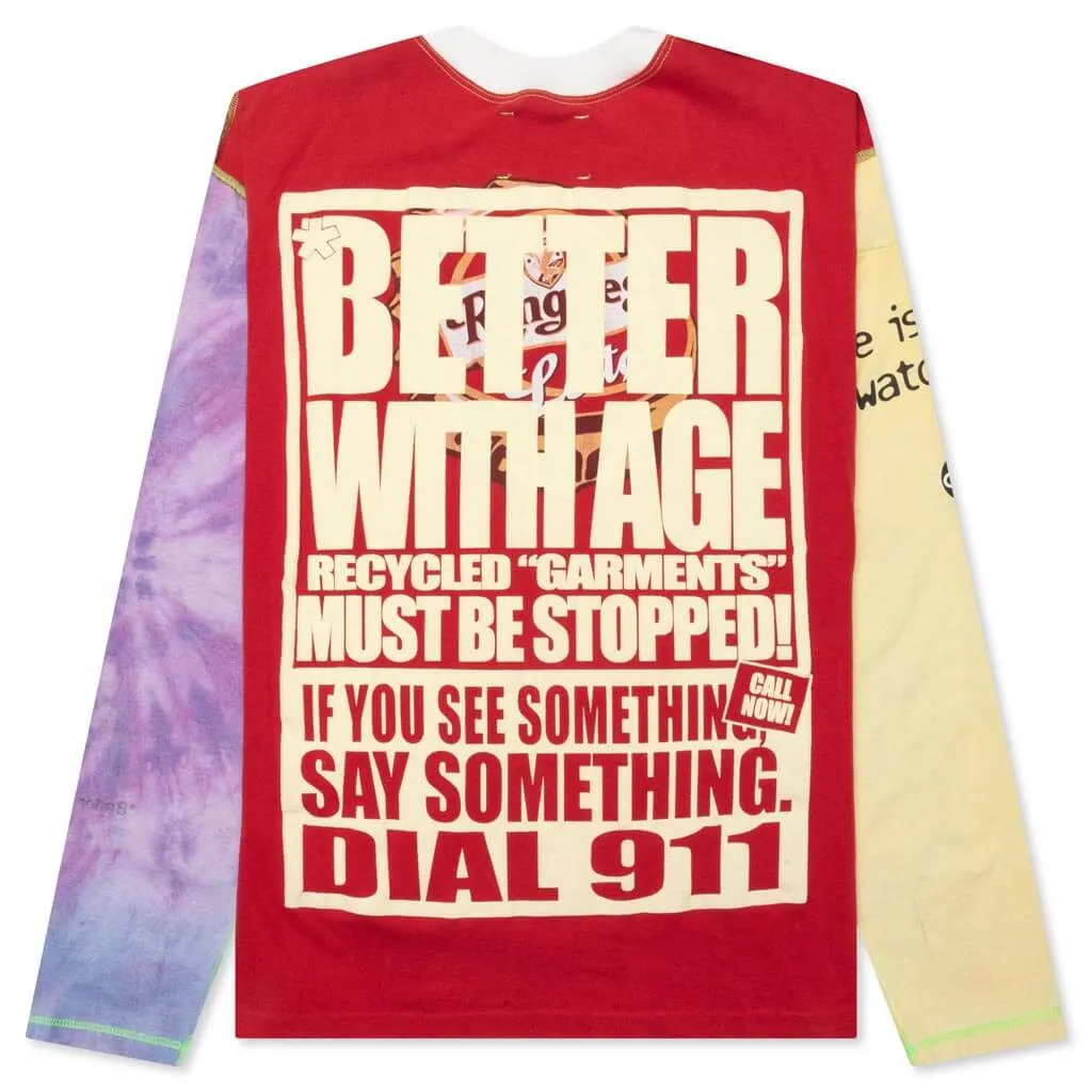 Smear Reversible L/S Tee - Multi