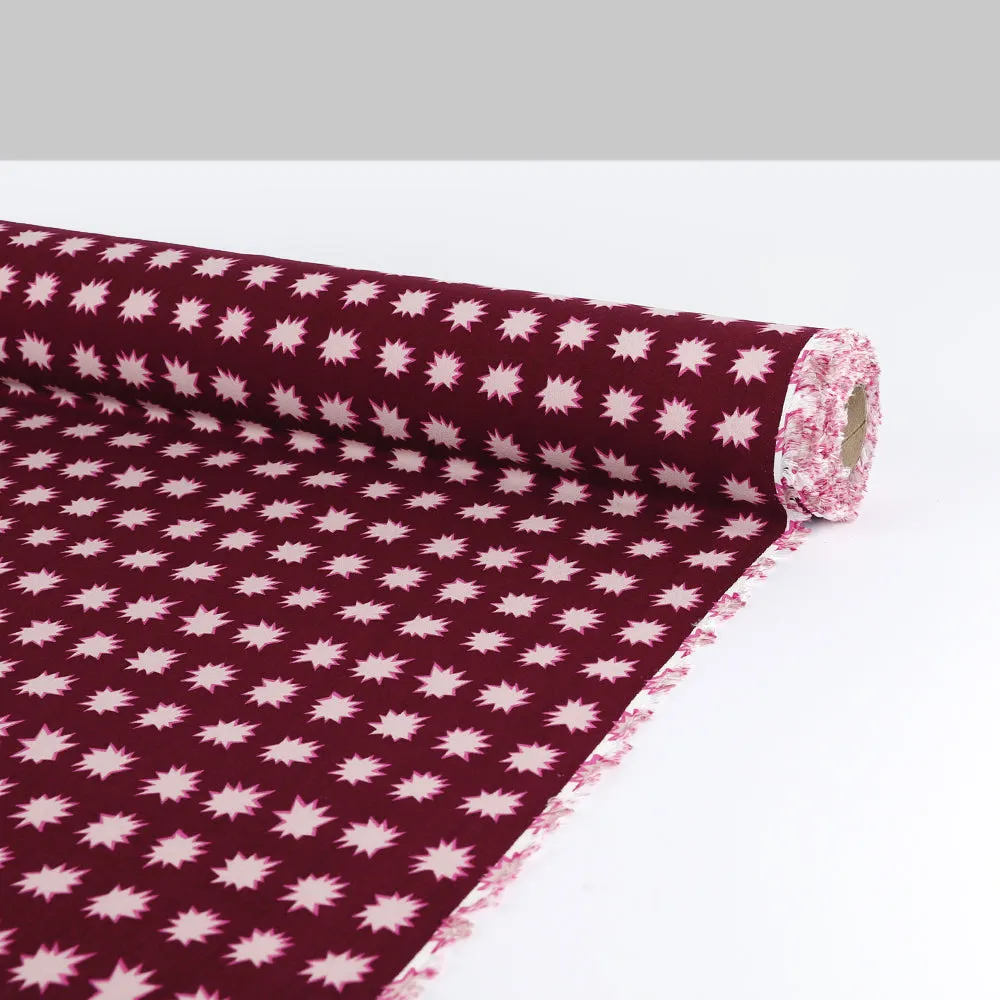 Spark Viscose Crepe - Beet